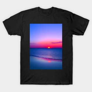 STUNNING PURPLE AND ORANGE OCEAN SUNSET T-Shirt